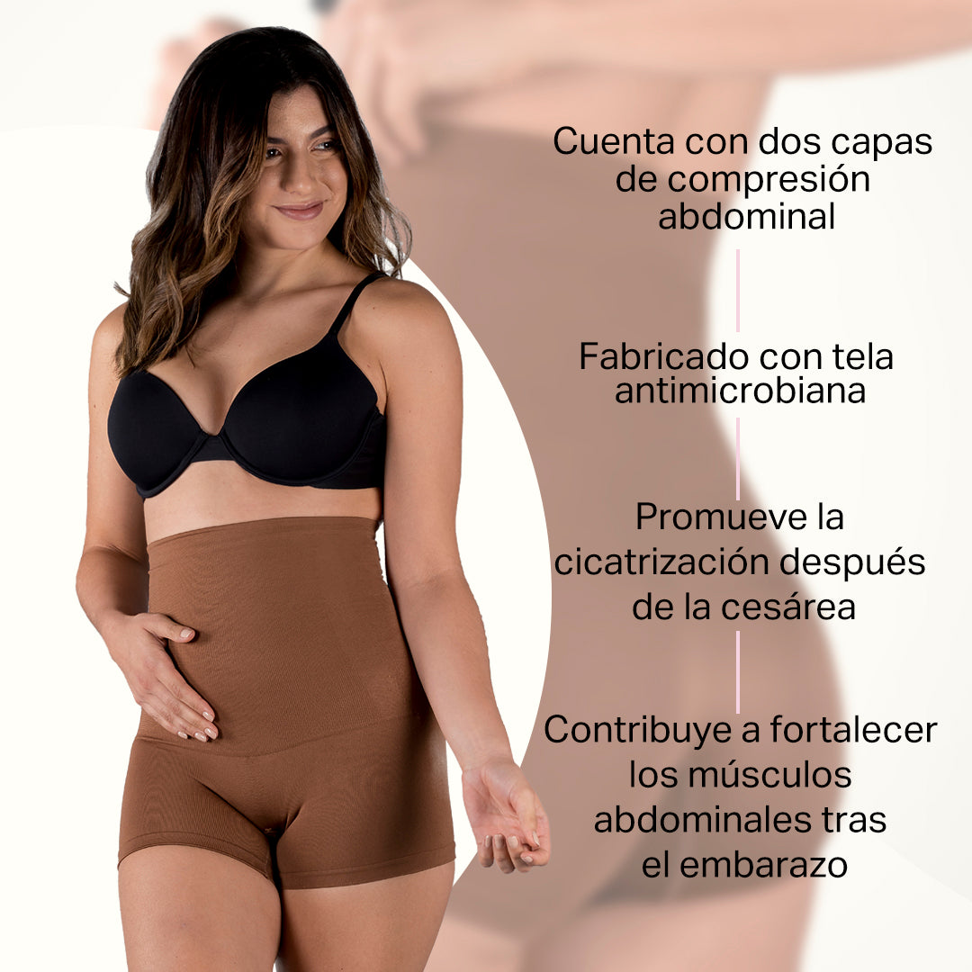 Panty Short Postparto Alta Compresión