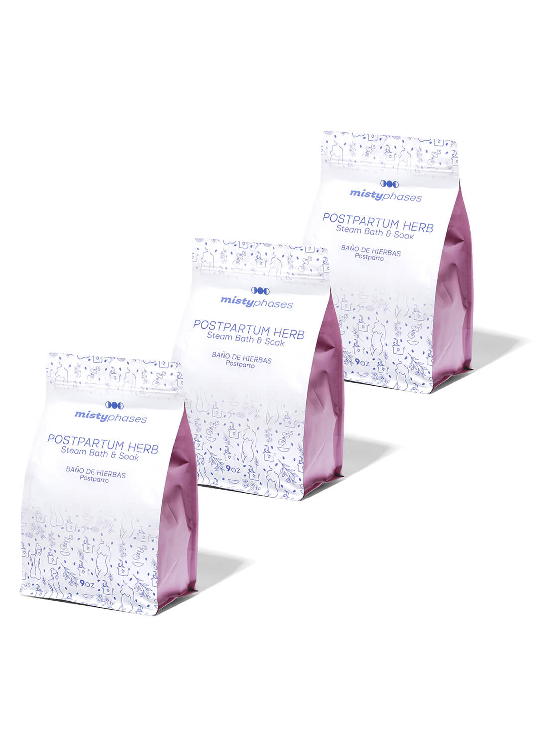 Hierbas para Baño Postparto 3 Pack