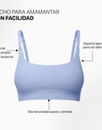 Bralette de Lactancia con Tela Texturizada