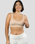 Bralette de Lactancia con Tela Texturizada