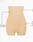 Calzón Postparto Alta Compresión Tipo Shorts